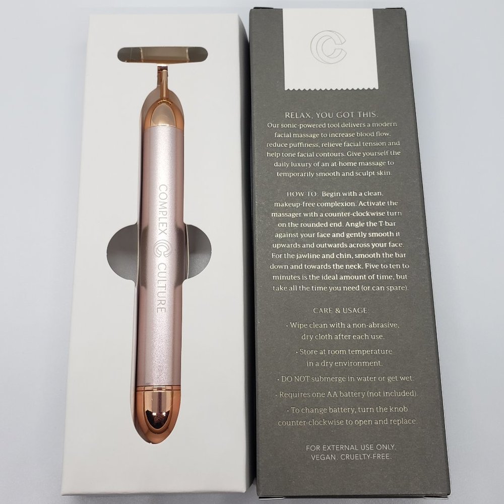 COMPLEX CULTURE-SONIC T-BAR FACIAL MASSAGER